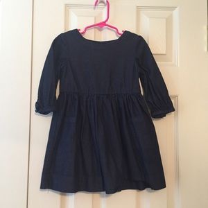 Toddler girl’s denim dress